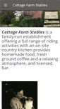 Mobile Screenshot of cottagefarmstables.com